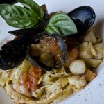 Seafood Fettucine from Mezzo Ristorante for Eat Your City Restaurant Week