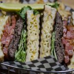 The Grilled Mac n' Cheese Burger from Bull & Barrel