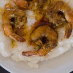 BBQ Shrimp & Grits from Nola's in Windsor, Ontario.