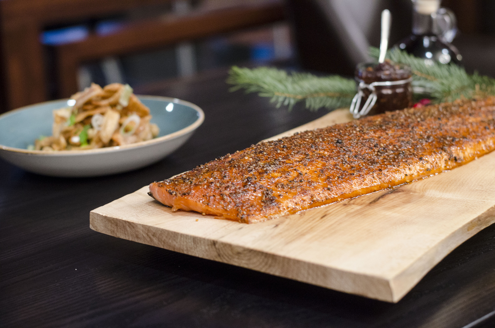 Apple Wood Smoked Coho Salmon from the Market Buffet within Caesars Windsor in Windsor, Ontario.