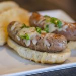 The French Onion sausage from Robbie's Gourmet Sausage Company in Windsor, Ontario.