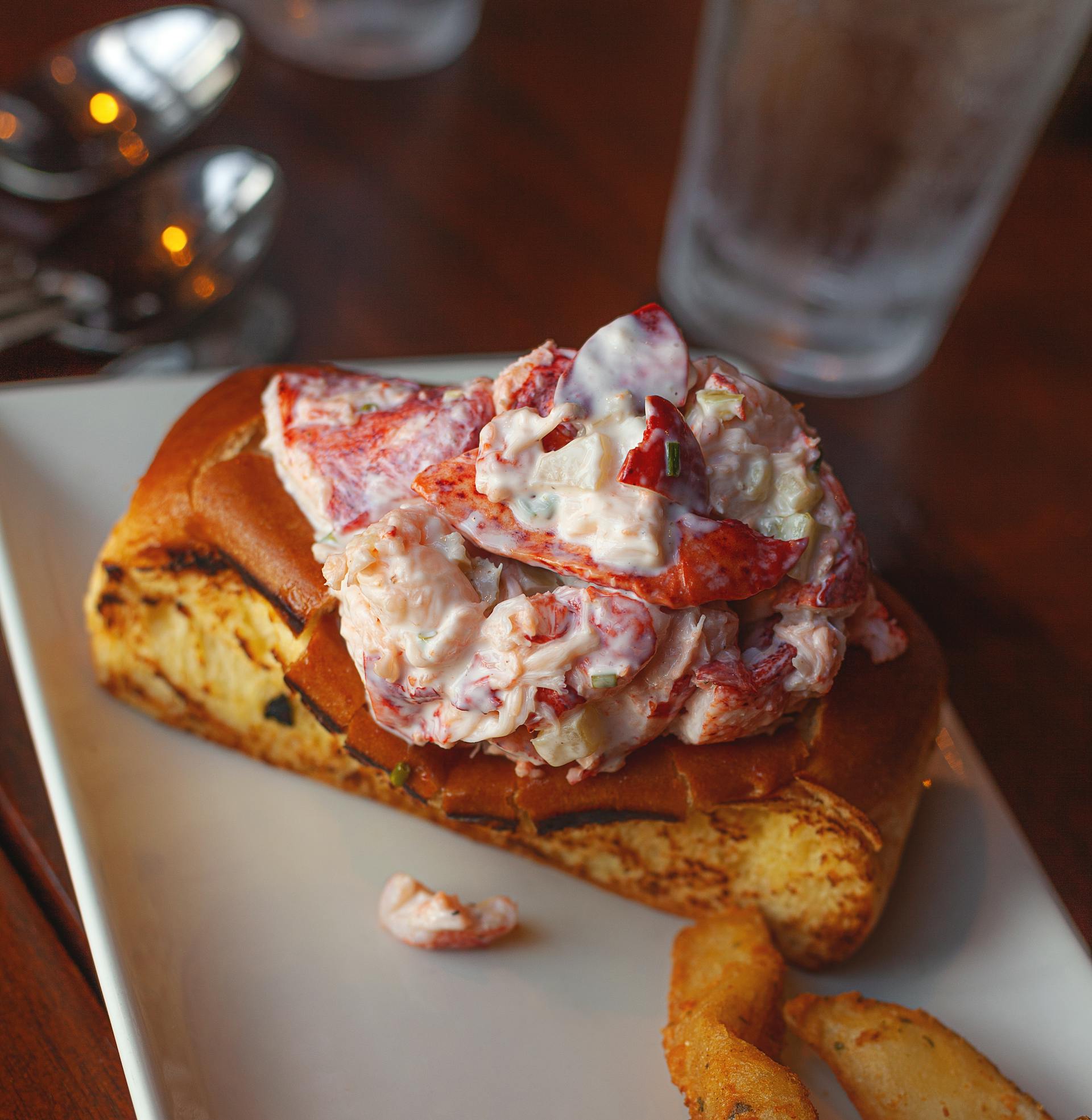 No, this isn't the actual lobster rolls we'll be serving.